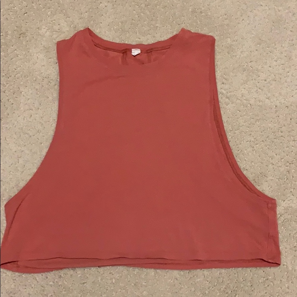 Lululemon burnt Orange crop